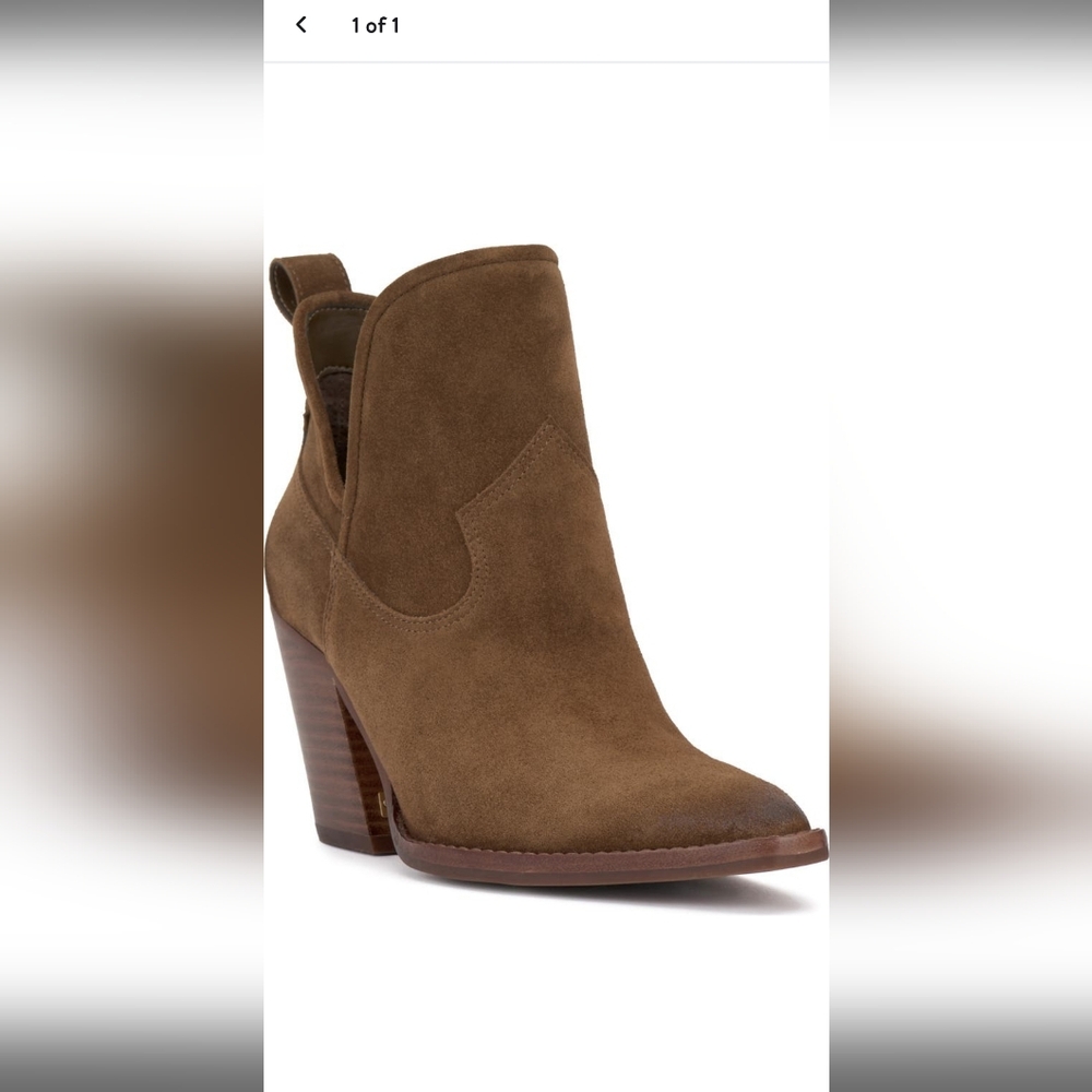 Brown Suede Ankle Boots